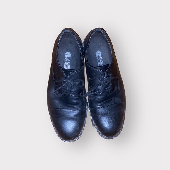 Shoes For Crews Black Leather Shoe Size 8.5 - Picture 3 of 5